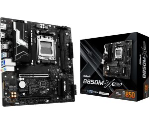 Mainboard ASROCK AMD B850 Socket AM5 micro ATX RAM DDR5-SDRAM 2xSlots 1xNumber of M.2 (M) slots B850M-X R2.0 B850M-XR2.0