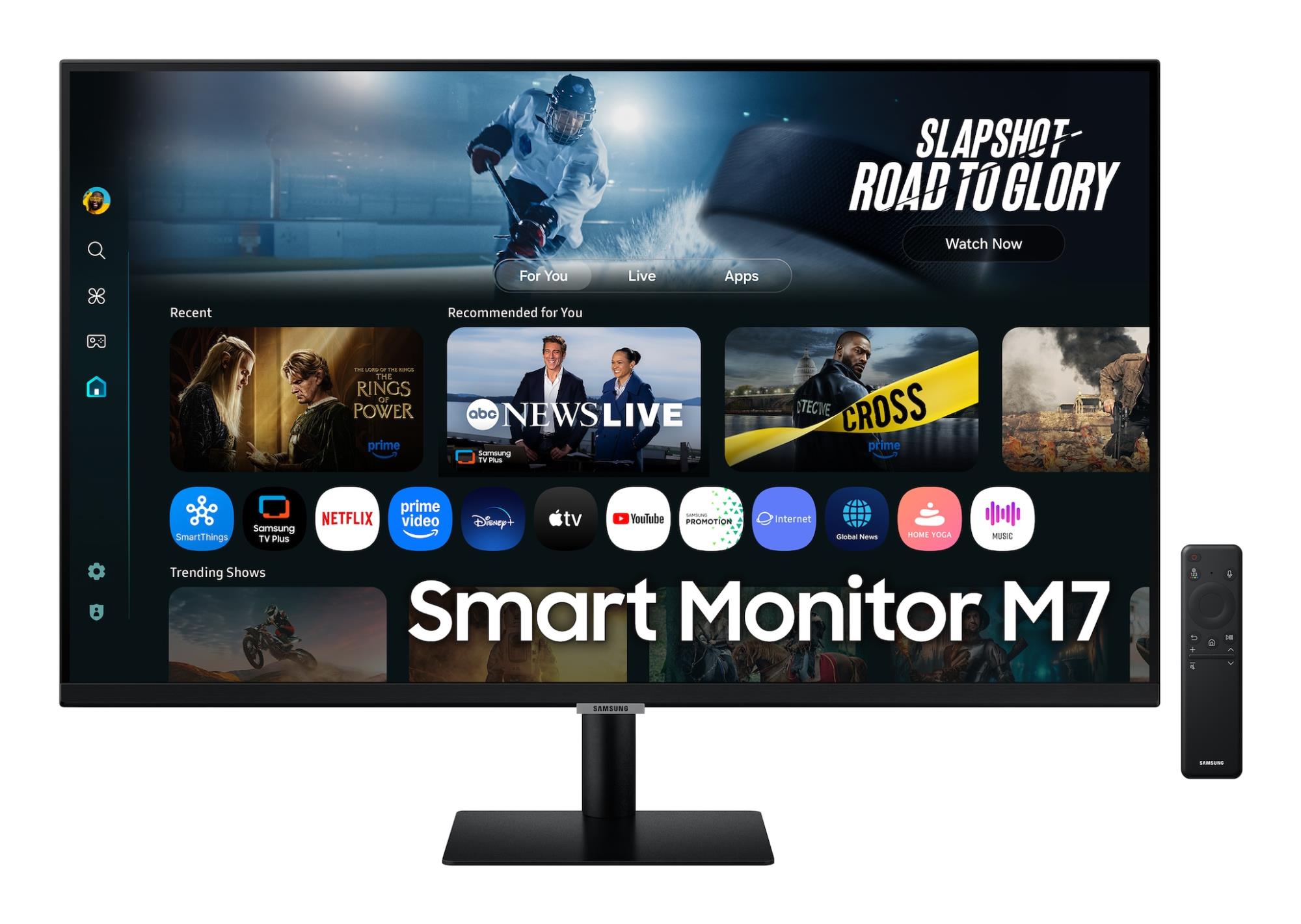 LCD Monitor SAMSUNG 32 " 3840 x 2160 pixels 4K Ultra HD Native aspect ratio 16:9 LCD Flat LS32FM700UUXDU