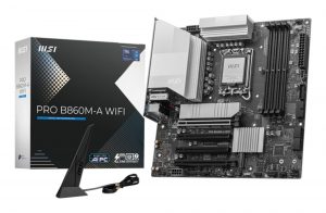 Mainboard MSI Intel B860 Express LGA1851 Micro-ATX Memory DDR5 Memory slots 4 PROB860M-AWIFI