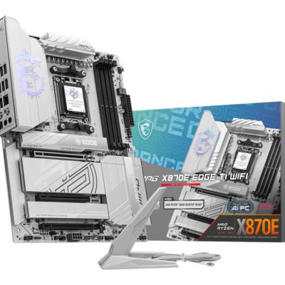 Mainboard MSI AMD X870E SAM5 ATX Memory DDR5 Memory slots 4 3xPCI-Express 16x 4xM.2 1xHDMI 1xAudio-In 1xAudio-Out 4xUSB 2.0 5xUSB 3.2 3xUSB-C 1xOptical S/PDIF 1xRJ45 MPGX870EEDGETIWIFI