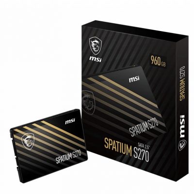 SSD MSI SPATIUM S270 240GB SATA 3D NAND Write speed 400 MBytes/sec Read speed 500 MBytes/sec 2,5" TBW 250 TB MTBF 2000000 hours S78-440N070-P83
