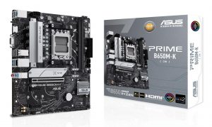 Mainboard ASUS AMD B650 SAM5 Micro-ATX Memory DDR5 Memory slots 2 2xPCI-Express 4.0 1x 1xPCI-Express 4.0 16x 2xM.2 1x15pin D-sub 1xHDMI 4xUSB 2.0 4xUSB 3.2 1xPS/2 1xRJ45 3xAudio port PRIMEB650M-K