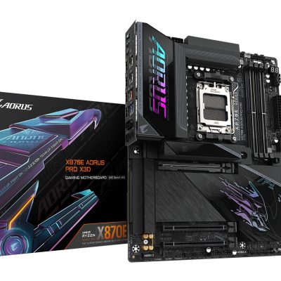 Mainboard GIGABYTE AMD X870E Socket AM5 ATX RAM DDR5-SDRAM 4xSlots Wi-Fi Yes Bluetooth Yes 4xNumber of M.2 (M) slots GIGABYTE X870E AORUS PRO X3D X870EAPROX