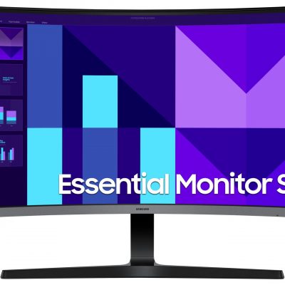 LCD Monitor SAMSUNG LS27D390GAUXEN 27" Business/Curved Tilt Matte Panel VA 1920x1080 16:9 100Hz 4 ms