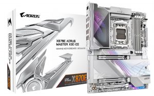 Mainboard GIGABYTE AMD X870E Socket AM5 ATX RAM DDR5-SDRAM 4xSlots Wi-Fi Yes Bluetooth Yes 5xNumber of M.2 (M) slots X870E A MASTER X ICE X870EAMASTERXICE