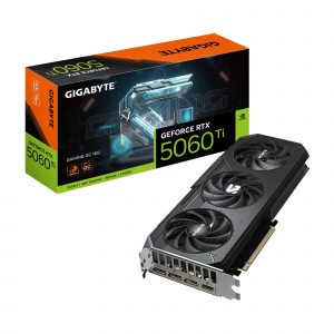 Graphics Card GIGABYTE NVIDIA GeForce RTX 5060 Ti 16 GB GDDR7 128 bit PCIE 5.0 16x GPU 2647 MHz Triple slot Heatpipe N506TGAMINGOC-16GD1.0