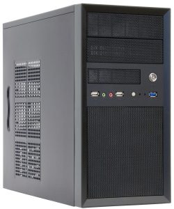 Case CHIEFTEC MiniTower MicroATX Colour Black CT-01B-OP