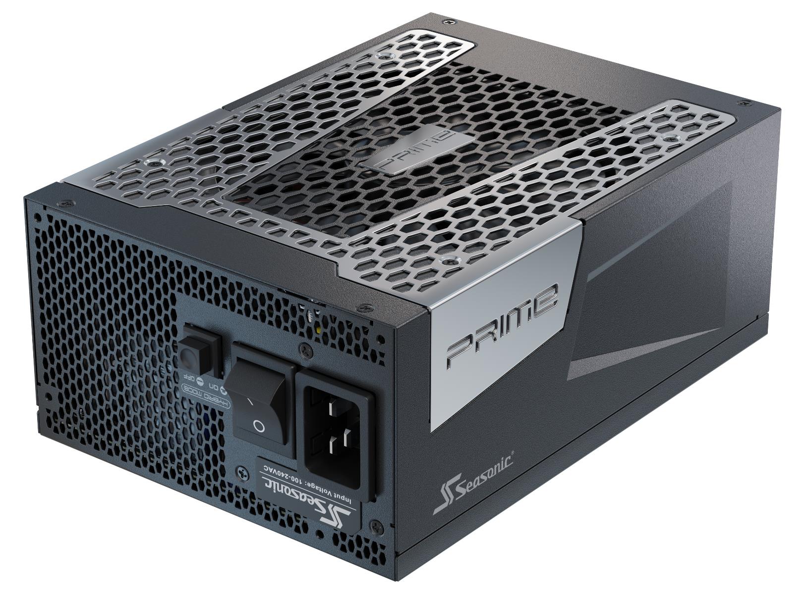 Power Supply SEASONIC PRIME PX ATX 3.0 1600 Watts Efficiency 80 PLUS PLATINIUM MTBF 100000 hours PRIME-PX-1600-ATX30