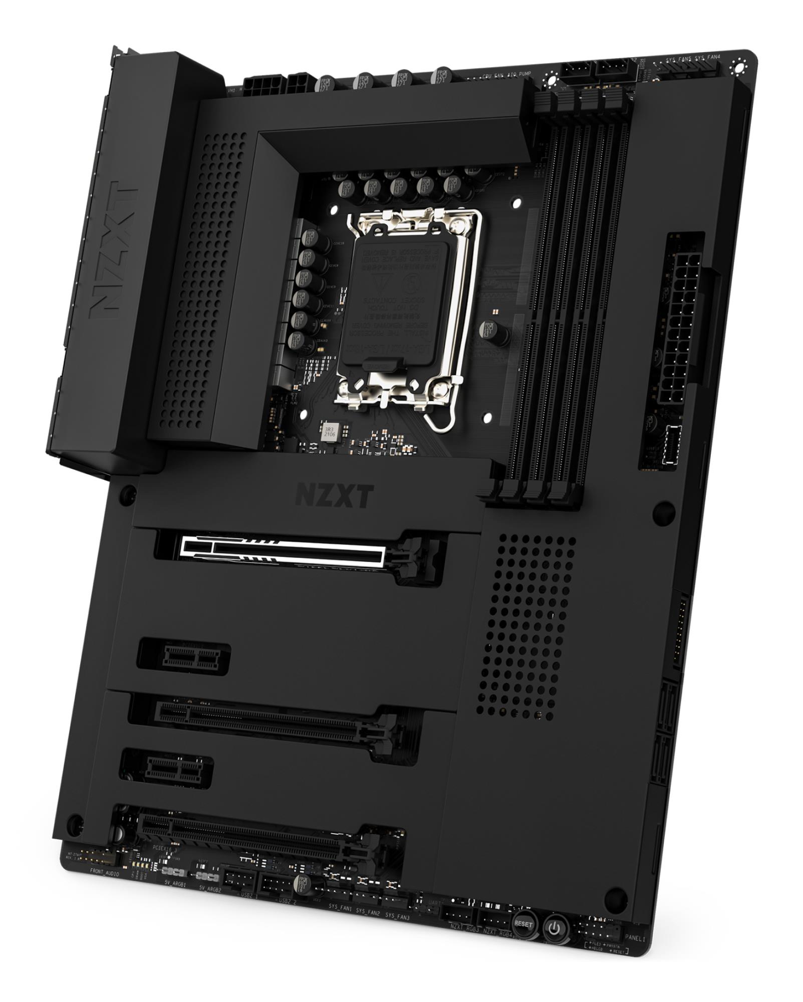 Mainboard NZXT Intel Z790 LGA1700 ATX Memory DDR5 Memory slots 4 2xPCI-Express 3.0 1x 2xPCI-Express 4.0 16x 1xPCI-Express 5.0 16x 1xM.2 1xHDMI 2xUSB 2.0 2xUSB 3.2 type B 3xUSB 3.2 1xUSB-C 1xOptical S/PDIF 1xRJ12 5xAudio port N7-Z79XT-B1