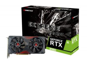 Graphics Card BIOSTAR NVIDIA GeForce RTX 3060 12 GB GDDR6 192 bit PCIE 4.0 16x GPU 1320 MHz Dual Slot Fansink 1xHDMI 3xDisplayPort VN3606RML9