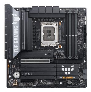 Mainboard ASUS Intel B860 Express LGA1851 Micro-ATX Memory slots 4 1xPCI-Express 4.0 4x 1xPCI-Express 5.0 16x 3xM.2 1xHDMI 1xDisplayPort 1xUSB 2.0 4xUSB 3.0 2xUSB 3.2 2xUSB-C 1xOptical S/PDIF 1xRJ45 5xAudio port TUFGAMINGB860M-PLUS