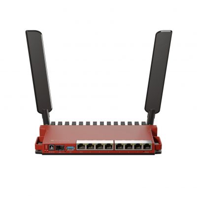 Wireless Router|MIKROTIK|Wireless Router|Wi-Fi 6|IEEE 802.11ax|USB 3.0|8x10/100/1000M|1xSPF|Number of antennas 2|L009UIGS-2HAXD-IN