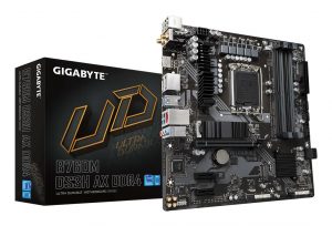 Mainboard GIGABYTE Intel B760 Express LGA1700 Micro-ATX Memory DDR4 Memory slots 4 2xPCI-Express 3.0 1x 1xPCI-Express 4.0 16x 2xM.2 1xHDMI 2xDisplayPort 2xAudio-In 1xAudio-Out 2xUSB 2.0 3xUSB 3.2 1xUSB-C 1xPS/2 1xRJ45 2xRF-Out B760MDS3HAXDDR41.2