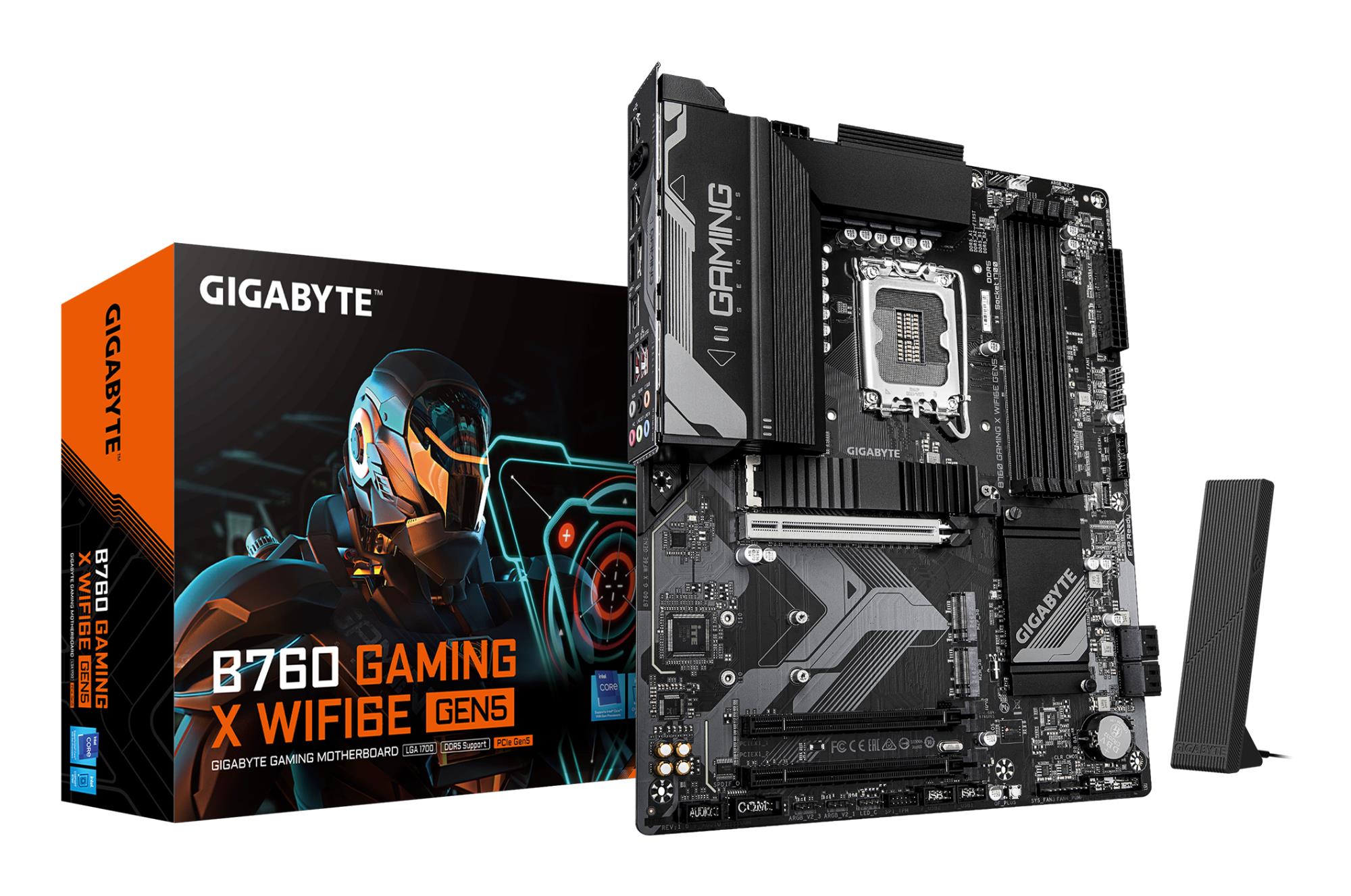Mainboard GIGABYTE Intel B760 Express LGA1700 ATX Memory DDR5 B760GXWF6EGEN5