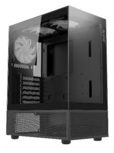 Case ADATA INVADER X MINI MidiTower Case product features Transparent panel ATX MicroATX MiniITX Colour Black INVADERXMINIMT-BKCWW