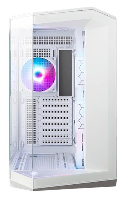 Case MSI MAG PANO 100R PZ MidiTower Case product features Transparent panel ATX MicroATX MiniITX Colour White MAGPANO100RPZWHITE