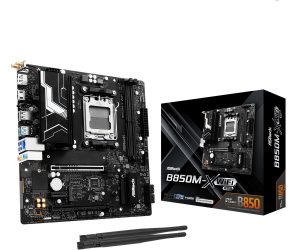 Mainboard ASROCK AMD B850 SAM5 Micro-ATX Memory DDR5 Memory slots 2 B850M-XWIFIR2.0