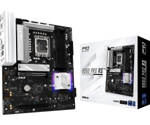 Mainboard ASROCK Intel B860 Express LGA1851 ATX Memory DDR5 Memory slots 4 1xPCI-Express 4.0 16x 1xPCI-Express 5.0 16x 1xM.2 1xHDMI 1xDisplayPort 1xAudio-In 1xAudio-Out 1xMicrophone 2xUSB 2.0 6xUSB 3.2 1xUSB-C 1xRJ45 B860PRORS