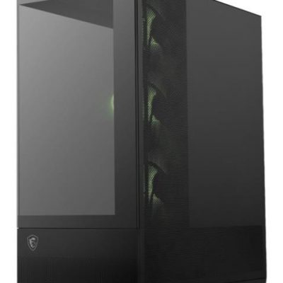 Case MSI MAG PANO 110R PZ MidiTower Case product features Transparent panel Not included Colour Black MAGPANO110RPZ