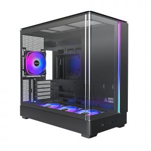 Case MONTECH micro ATX/Mini-ITX Black Midi Tower PC KING 15 PRO KING15PRO(B)