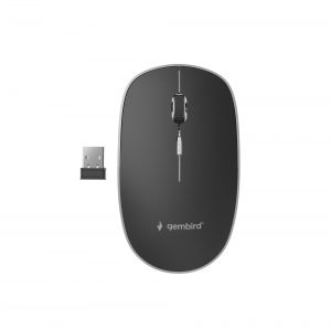 MOUSE USB OPTICAL WRL BLACK/SILENT MUSW-4BS-01 GEMBIRD