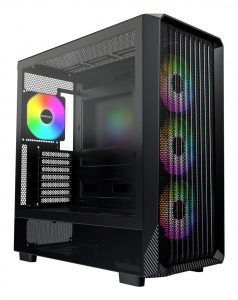 Case MONTECH X5 MidiTower Case product features Transparent panel Not included Colour Black X5(B)