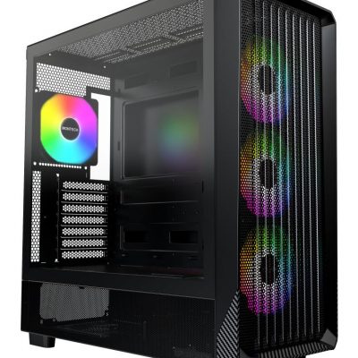 Case|MONTECH|X5|MidiTower|Case product features Transparent panel|Not included|Colour Black|X5(B)