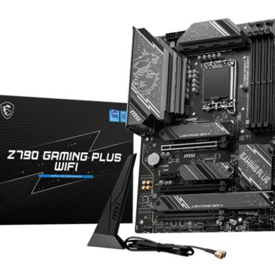 Mainboard MSI Intel Z790 LGA1700 ATX Memory DDR5 Memory slots 4 1xPCI-Express 1x 3xPCI-Express 16x 4xM.2 1xHDMI 1xDisplayPort 4xUSB 2.0 3xUSB 3.2 1xUSB-C 1xPS/2 6xAudio port Z790GAMINGPLUSWIFI