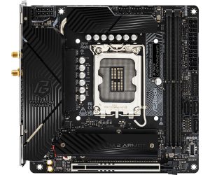 Mainboard ASROCK Intel B760 Express LGA1700 Mini-ITX Memory DDR5 Memory slots 2 1xPCI-Express 5.0 16x 3xM.2 1xHDMI 1xDisplayPort 5xUSB 3.2 1xUSB-C 1xOptical S/PDIF 1xRJ45 2xAudio port B760ILIGHTNINGWIFI