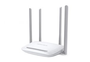 Wireless Router MERCUSYS 300 Mbps IEEE 802.11b IEEE 802.11g IEEE 802.11n 1 WAN 3x10/100M LAN  WAN ports 4 Number of antennas 4 MW325R