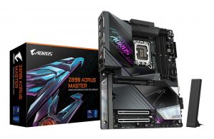 Mainboard GIGABYTE Intel Z890 LGA1851 ATX Memory DDR5 Memory slots 4 1xPCI-Express 4.0 1x 1xPCI-Express 4.0 4x 1xPCI-Express 5.0 16x 5xM.2 2xUSB 2.0 8xUSB 3.2 2xUSB-C w/Thunderbolt 1xOptical S/PDIF 1xRJ45 2xAudio port Z890AORUSMASTER