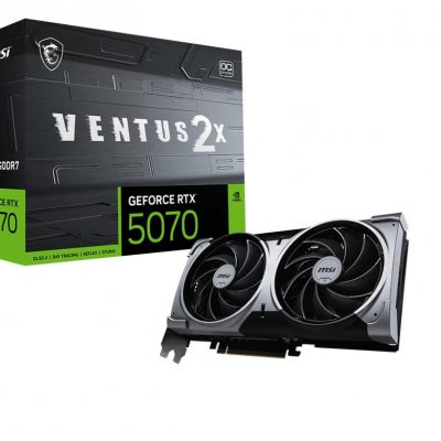 Graphics Card MSI NVIDIA GeForce RTX 5070 12 GB GDDR7 192 bit PCIE 5.0 16x Dual Slot Fansink 1xHDMI 3xDisplayPort RTX507012GVENTUS2XOC