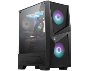Case MSI MAG Forge 100R MidiTower Not included ATX MicroATX MiniITX Colour Black MAGFORGE100R