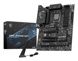 Mainboard MSI Intel Z890 LGA 1851 (Socket V1) ATX RAM DDR5-SDRAM 4xSlots Wi-Fi Yes Bluetooth Yes 3xNumber of M.2 (M) slots Z890GAMINGWIFI
