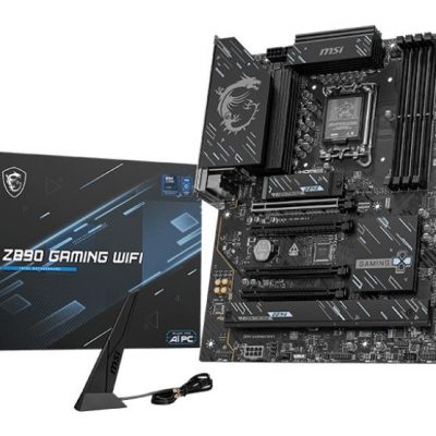 Mainboard MSI Intel Z890 LGA 1851 (Socket V1) ATX RAM DDR5-SDRAM 4xSlots Wi-Fi Yes Bluetooth Yes 3xNumber of M.2 (M) slots Z890GAMINGWIFI