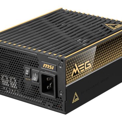 Power Supply MSI MEG AI1600T PCIE5 ATX 3.1 1600 Watts Efficiency 80 PLUS TITANIUM MEGAI1600TPCIE5