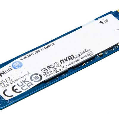 SSD KINGSTON NV3 1TB M.2 PCIE NVMe 3D NAND Write speed 4000 MBytes/sec Read speed 6000 MBytes/sec TBW 320 TB MTBF 200000 hours SNV3S/1000G