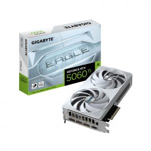 Graphics Card GIGABYTE NVIDIA GeForce RTX 5060 Ti 16 GB GDDR7 128 bit PCIE 5.0 16x GPU 2617 MHz Dual Slot Fansink 1xHDMI 3xDisplayPort N506TEAGLEOCICE-16GD1.0