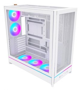 Case MONTECH HS01 PRO MidiTower Case product features Removeable HDD basket/Transparent panel Not included ATX MicroATX MiniITX Colour White HS01PRO(W)