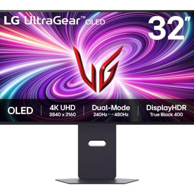 Monitor LG 32 " 3840 x 2160 pixels 4K Ultra HD Native aspect ratio 16:9 OLED Flat 32GX870A-B