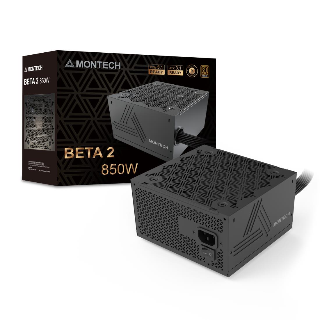 Power Supply MONTECH BETA 2 ATX PC 100 – 240 V 850 W BETA2850W