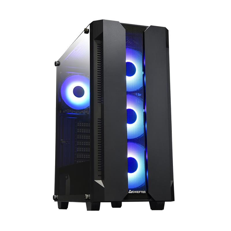 Case CHIEFTEC HUNTER MidiTower Not included ATX MiniITX Colour Black GS-01B-OP