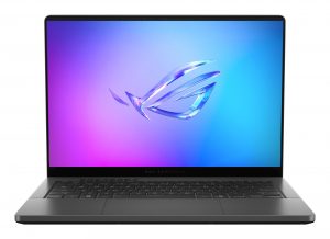 Notebook ASUS GA403UM-QS023W ROG Zephyrus CPU AMD RyzenT 9 270 4 GHz 14 " 2880 x 1800 pixels RAM 16 GB LPDDR5x-SDRAM SSD 1000 GB Discrete graphics NVIDIA GeForce RTX 5060 8 GB On-board graphics Yes OS installed Windows 11 Home Colour Black,Grey Weight 1.5 kg 7500 MHz 90NR0M81-M00100