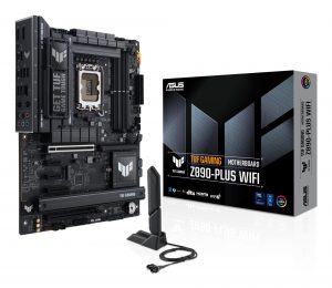 Mainboard|ASUS|Intel Z890|LGA1851|ATX|Memory DDR5|Memory slots 4|2xPCI-Express 4.0 1x|1xPCI-Express 4.0 4x |1xPCI-Express 4.0 16x|1xPCI-Express 5.0 16x|4xM.2|1xHDMI|1xDisplayPort|3xUSB 3.0|3xUSB 3.1|1xUSB-C|1xUSB-C w/Thunderbolt|1xOptical S/PDIF|1xRJ45|5xAudio port|TUFGAMINGZ890-PLUSWIFI