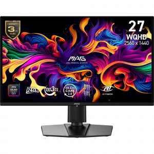 Monitor MSI 26.5 " 2560 x 1440 pixels Wide Quad HD Native aspect ratio 16:9 QD-OLED Flat MAG274QPQD-OLEDX24