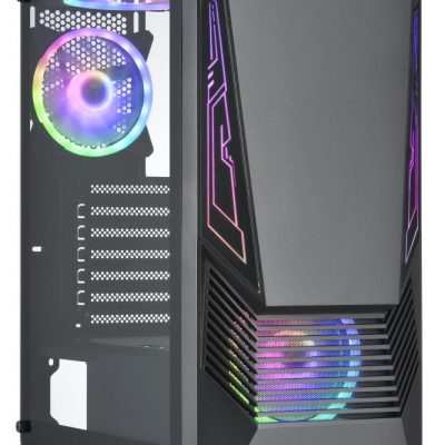 Case|GOLDEN TIGER|Supported motherboard form factors ATX/micro ATX|Black|Midi Tower|Buffalo M730i|BUFFALOM730I