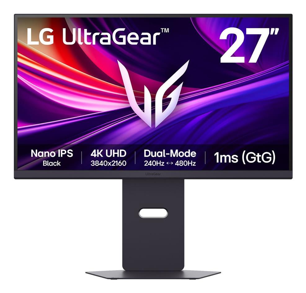 LCD Monitor LG 27G850A-B 27" Gaming/4K Pivot Height adjustable Tilt Panel IPS 3840x2160 16:9 480Hz 1 ms