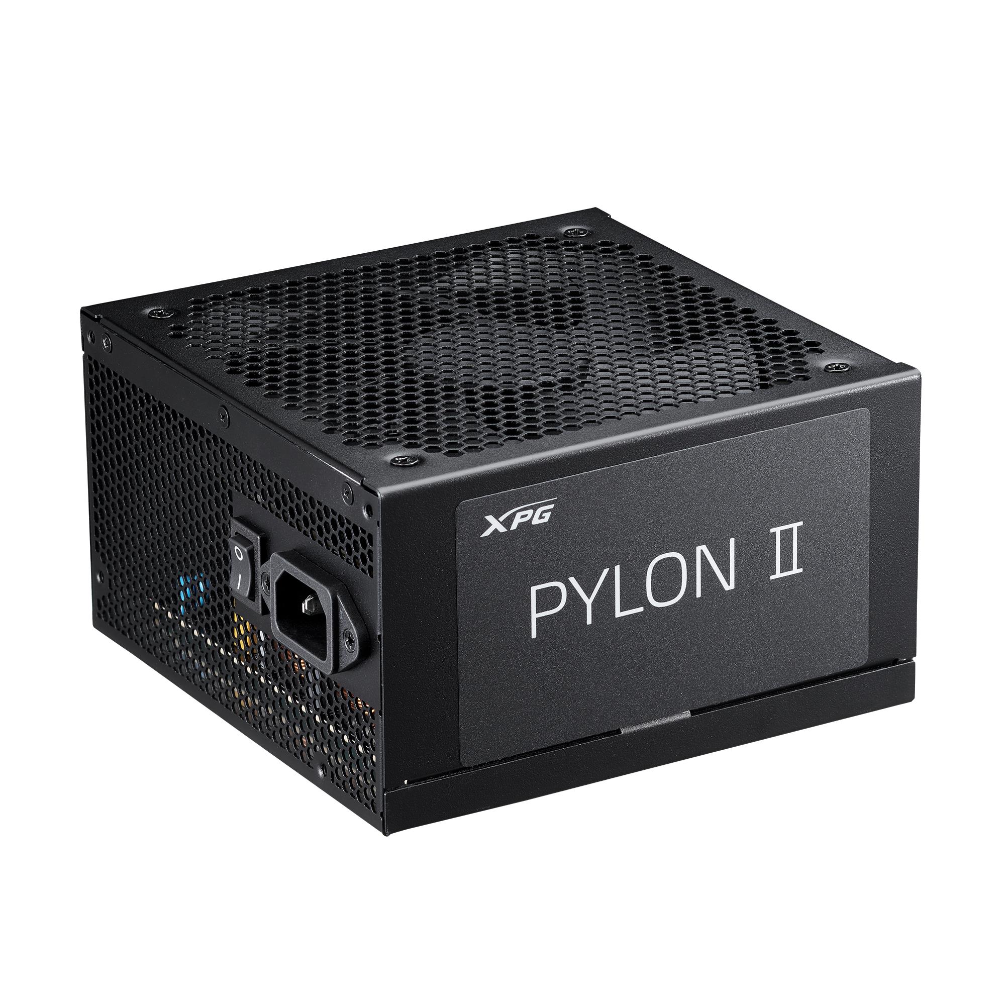 Power Supply ADATA XPG PYLON II ATX 3.1 650 Watts Efficiency 80 PLUS BRONZE MTBF 100000 hours PYLON650IIB-BKCEU