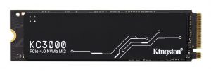SSD KINGSTON KC3000 1TB M.2 NVMe 3D TLC Write speed 6000 MBytes/sec Read speed 7000 MBytes/sec TBW 800 TB MTBF 1800000 hours SKC3000S/1024G