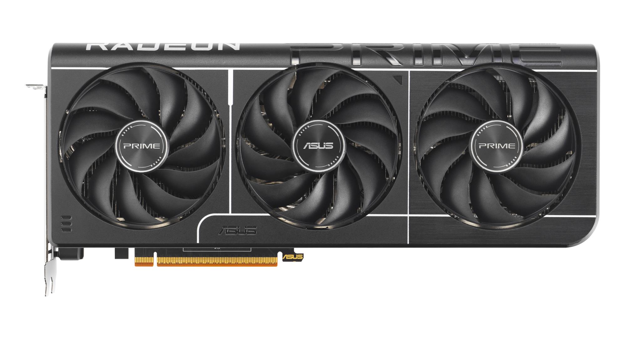 Graphics Card ASUS AMD Radeon RX 9070 XT 16 GB GDDR6 256 bit PCIE 5.0 16x Triple slot Fansink 1xHDMI 3xDisplayPort PRIME-RX9070XT-O16G